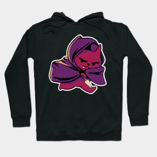 D&D Rogue Class Kawaii Cat Hoodie